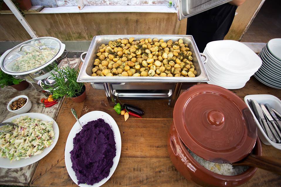 Mesa do almoço