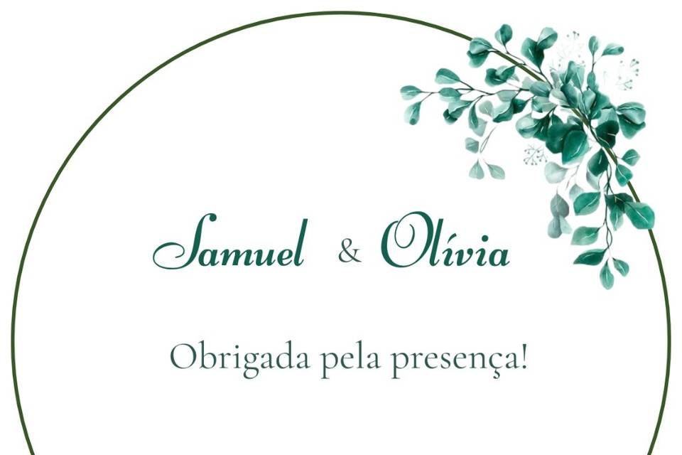 Tag para lembrancinha
