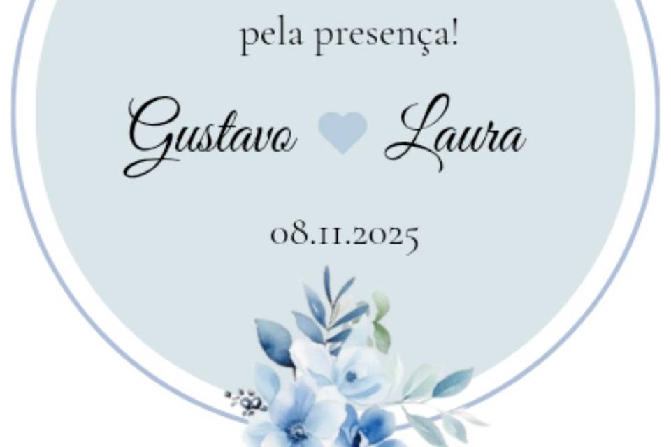Tag para lembrancinha