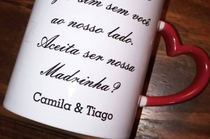 Caneca Convite com Alça decora