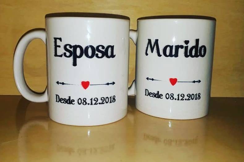 Caneca para os noivos