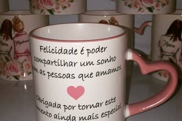 Caneca Convite Padrinhos