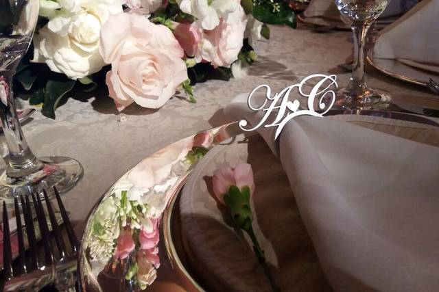 Porta guardanapos iniciais