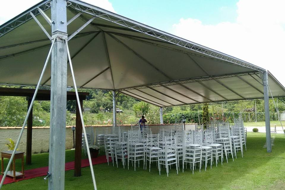 Tenda 10x15m branca