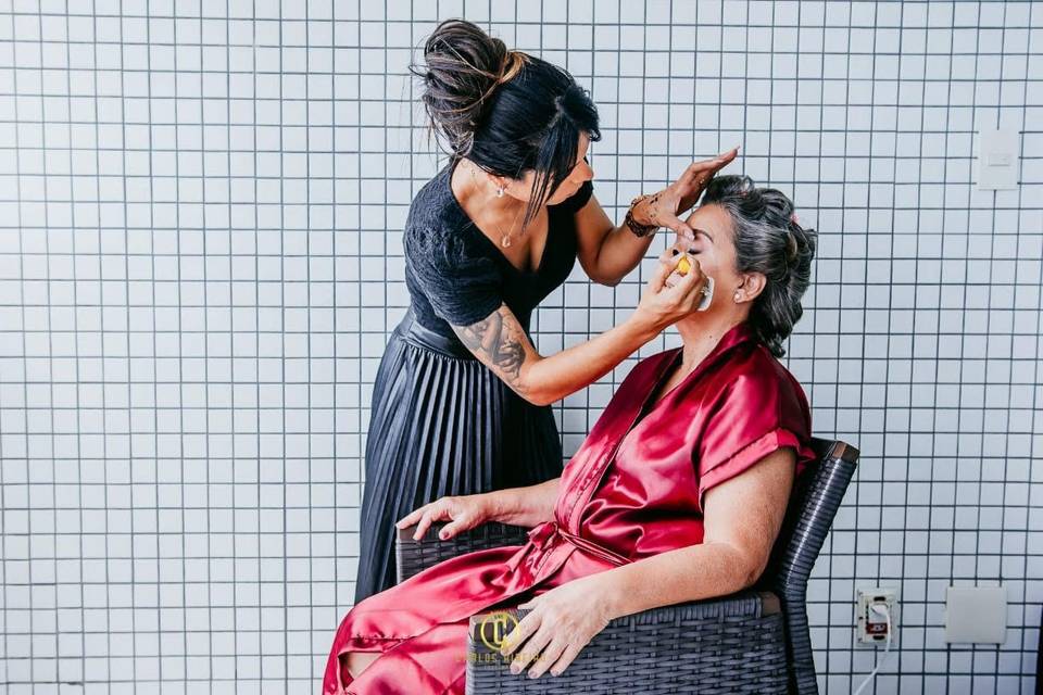 Making Of com a mãe da noiva