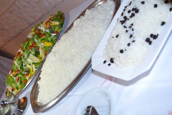 Arroz branco e combinados