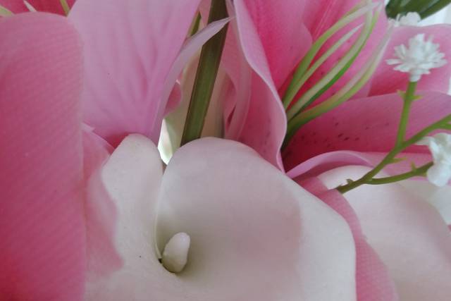 Buquê de noiva copo de leite