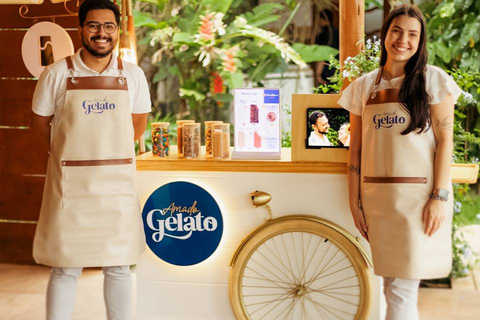 Carrinho Picolé para Casamento