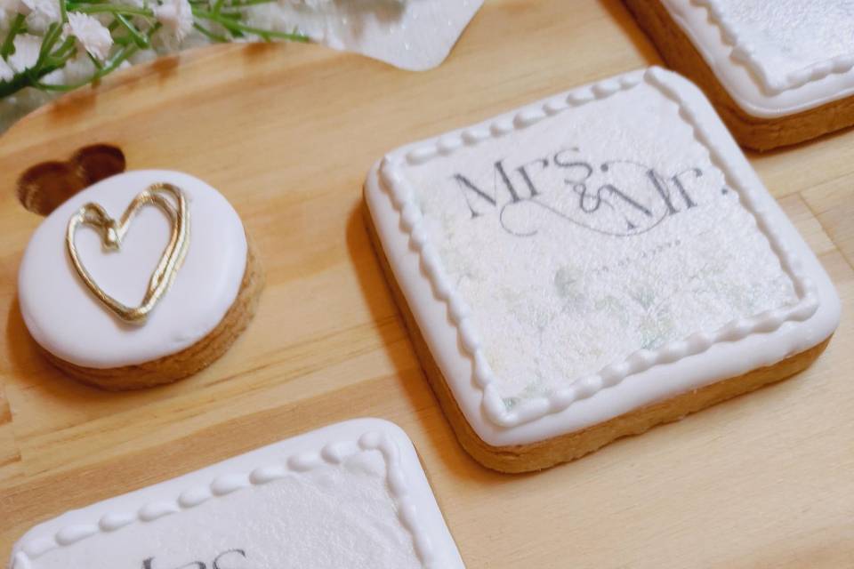 Biscoito com Iniciais