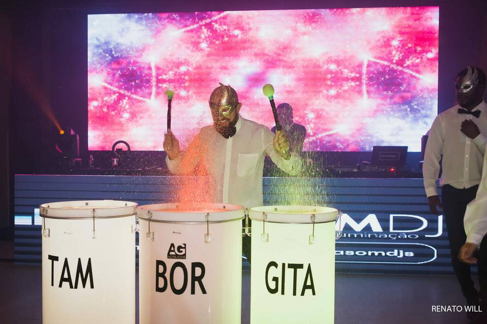 Tambor de Led - Mr Mask