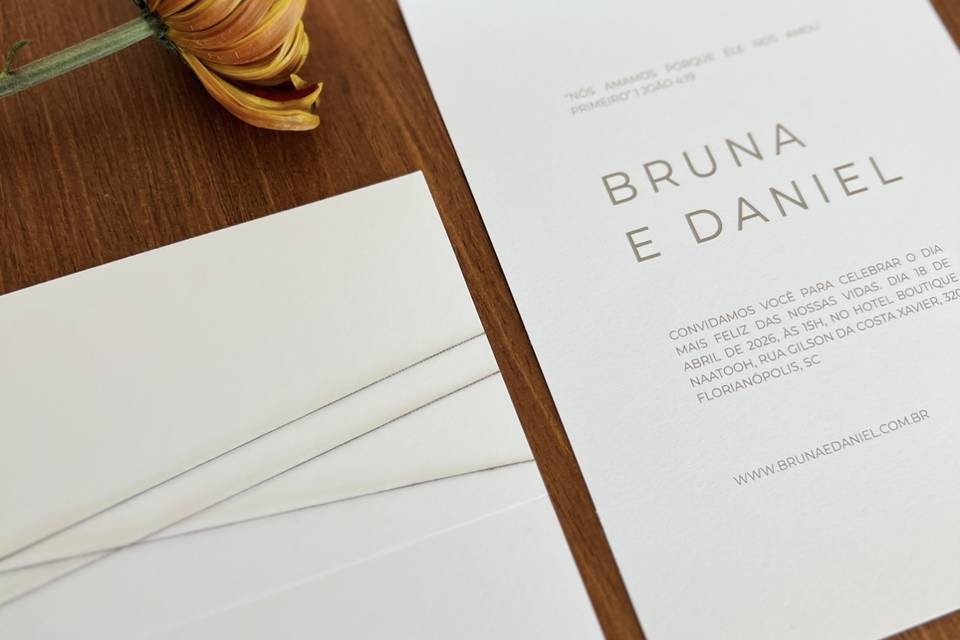 Convite de casamento
