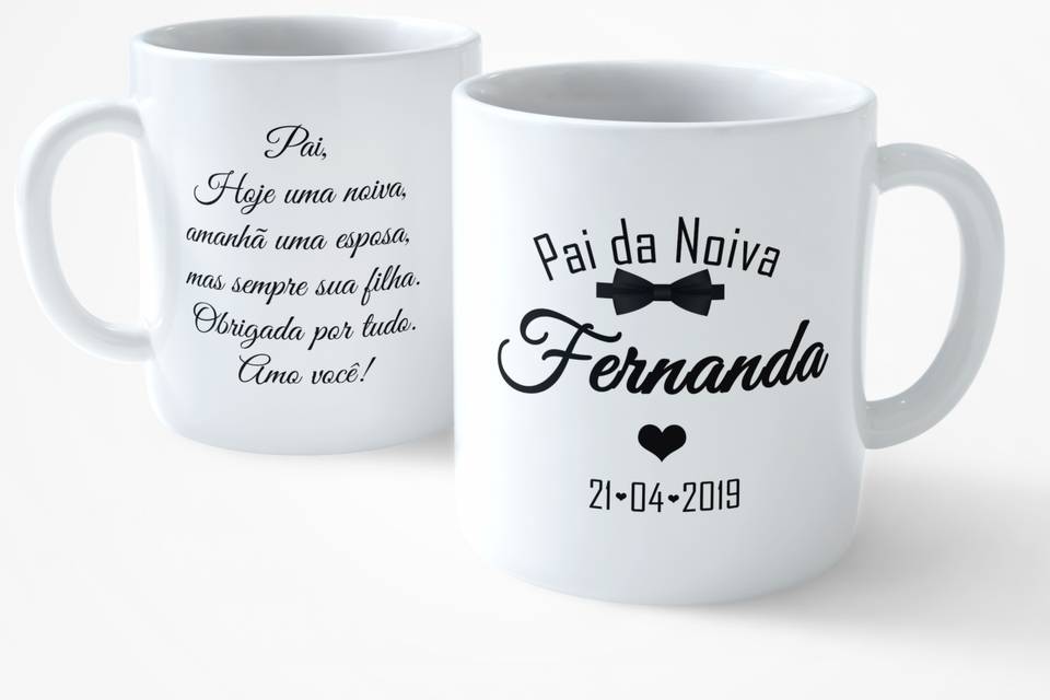 Caneca de cerâmica