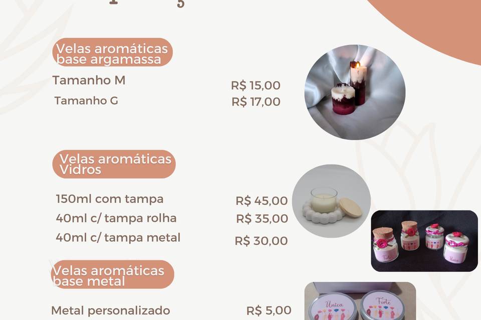 Tabela de preço