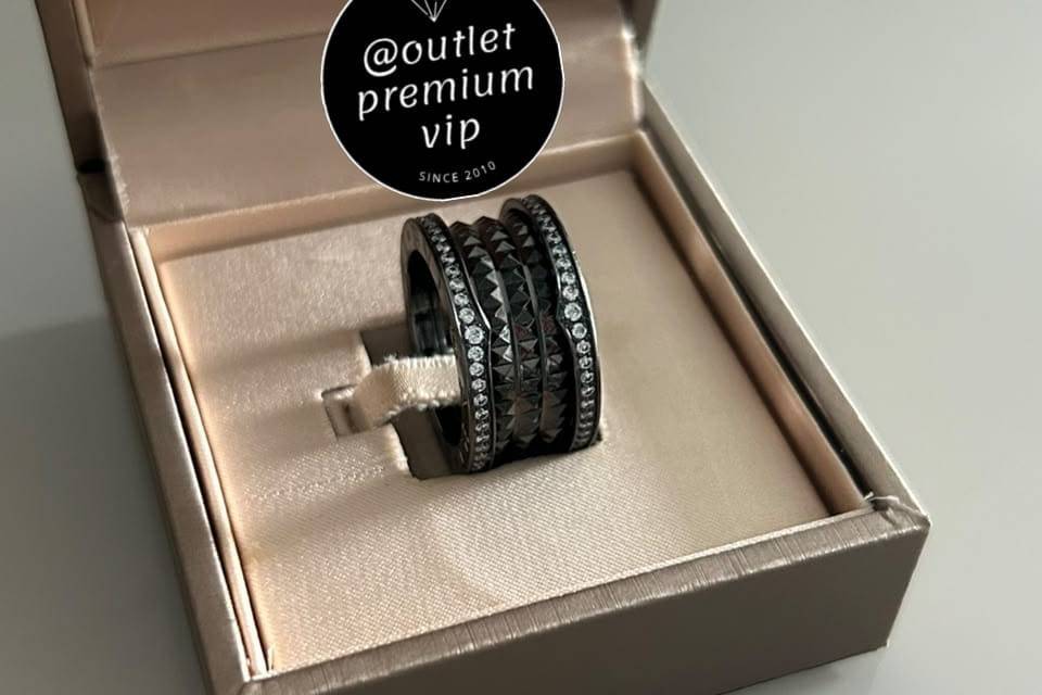 Anel Bzero Rock black 11mm