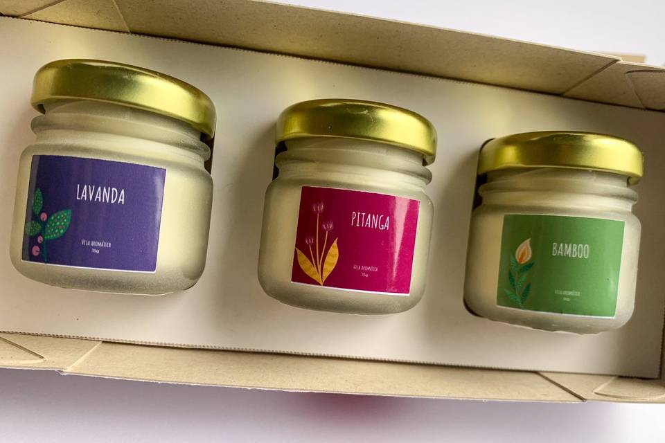 Kit de mini vela aromática