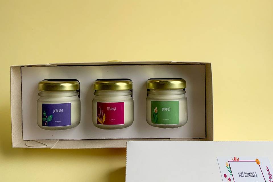 Kit de mini vela aromática