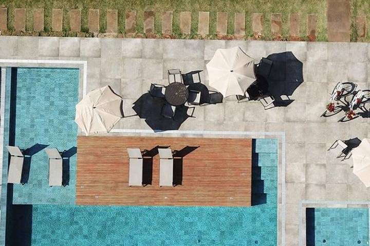Piscina de verão