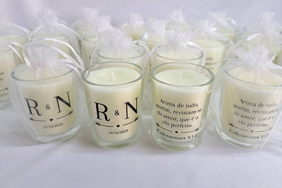 Velas Perfumada Personalizada