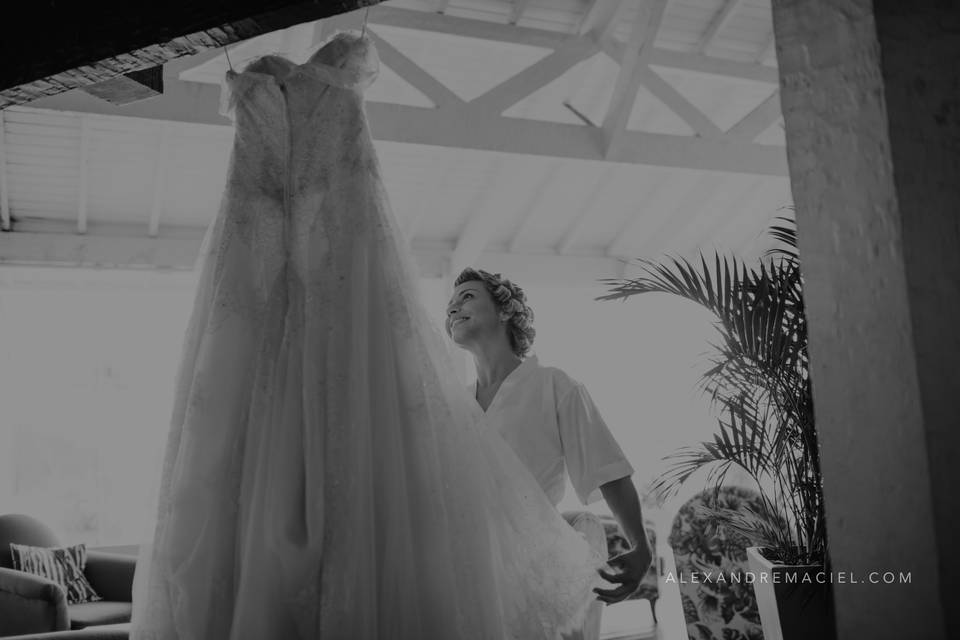 Noiva e o vestido