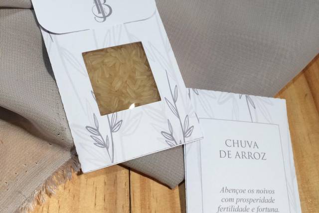 Chuva de arroz R$3,50