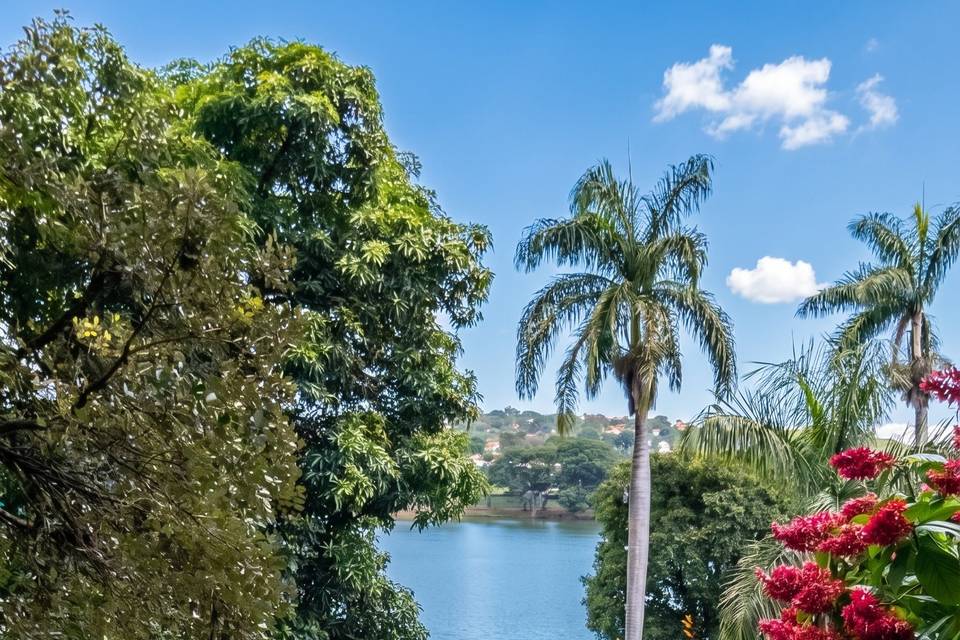 Vista da lagoa da Pampulha