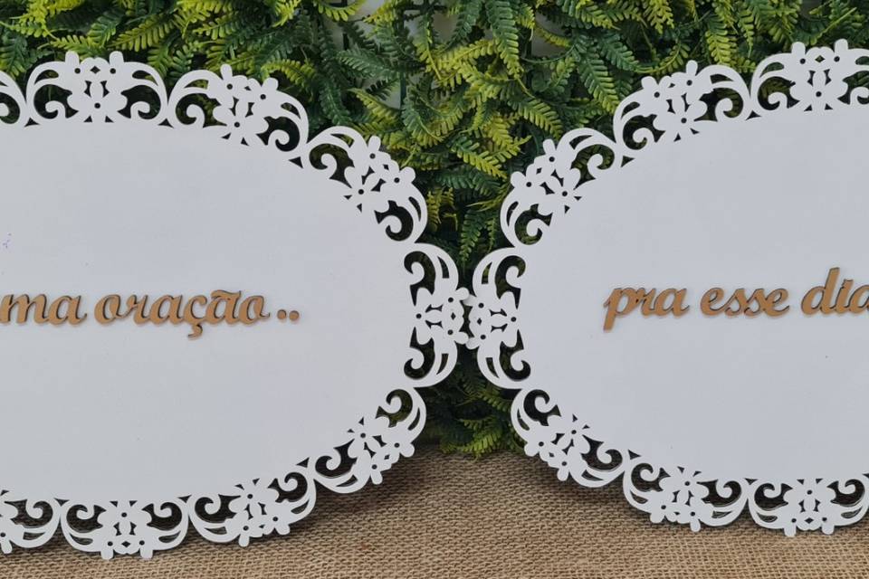 Placas para daminhas