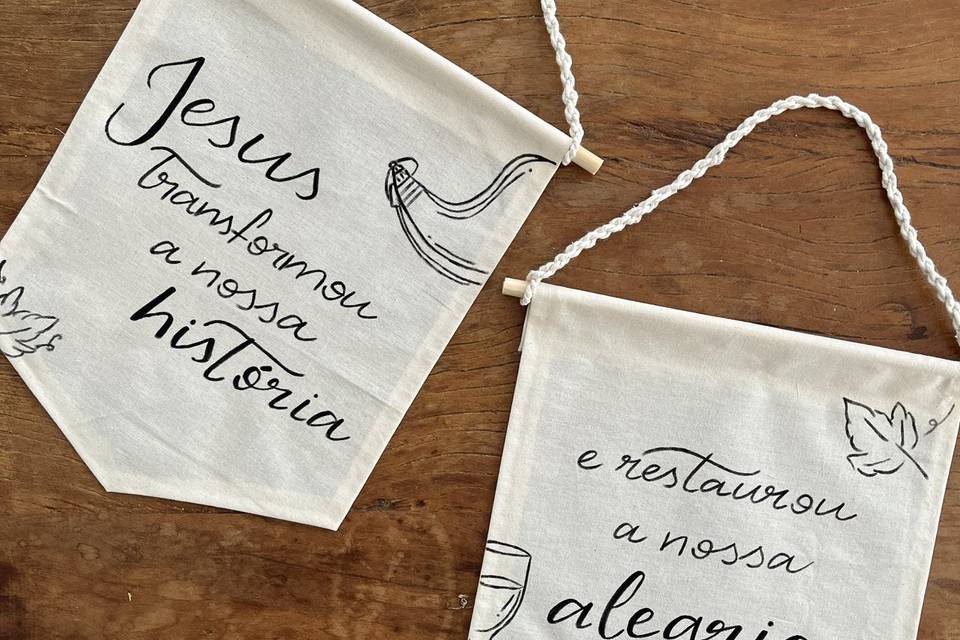 Flâmulas Cadeira dos Noivos