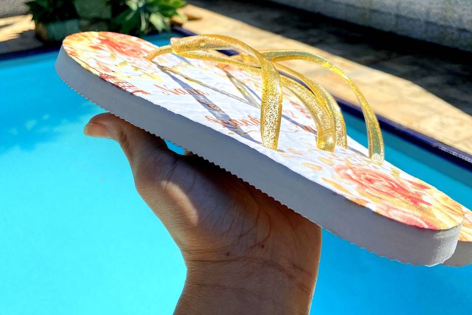 Chinelo de lado