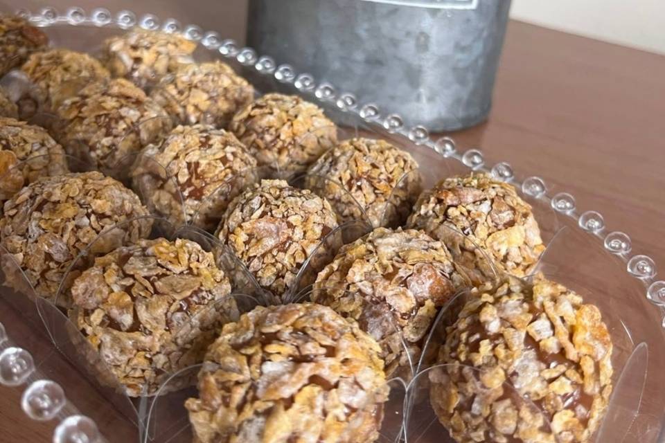 Caramelo salgado e sucrilhos