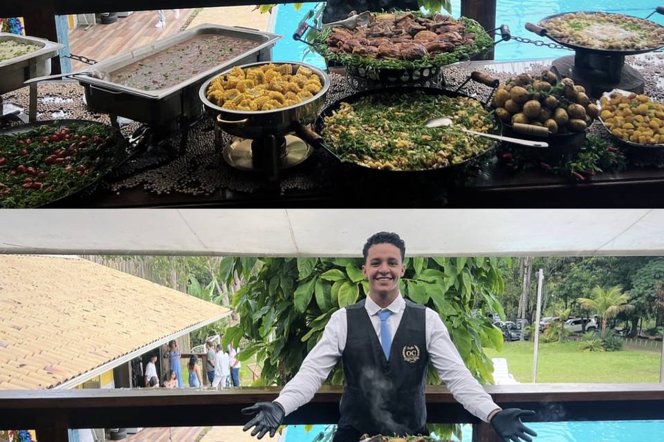 Ilha de comida mineira