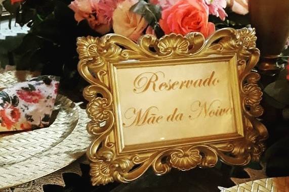 Reservado para mesa da família