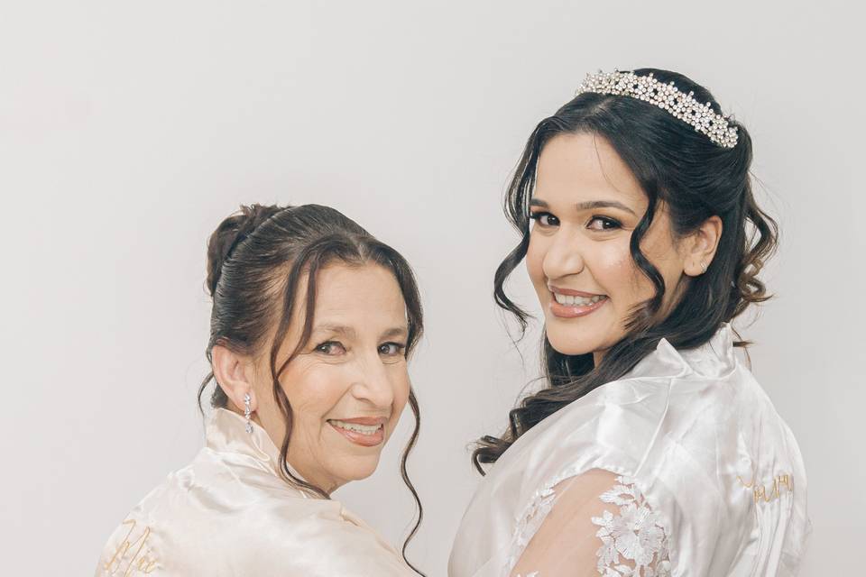 Noiva e mãe