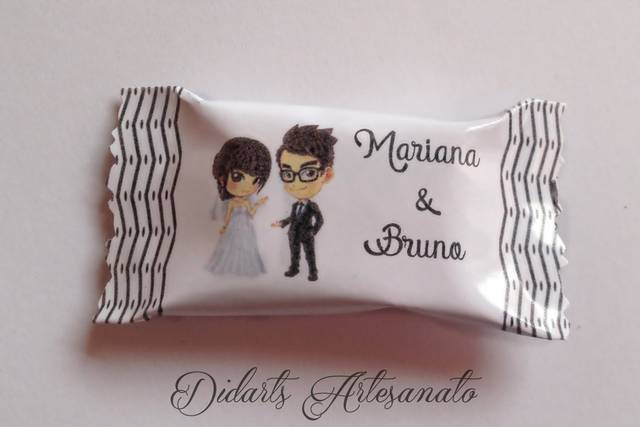 Balas personalizadas noivos