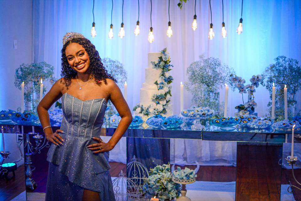 Foto na mesa principal