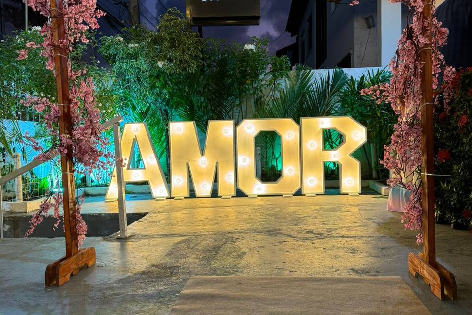 Letreiro Amor