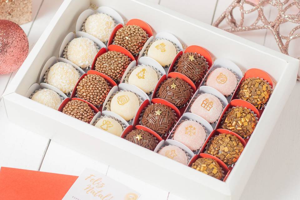 Lembranças com brigadeiro
