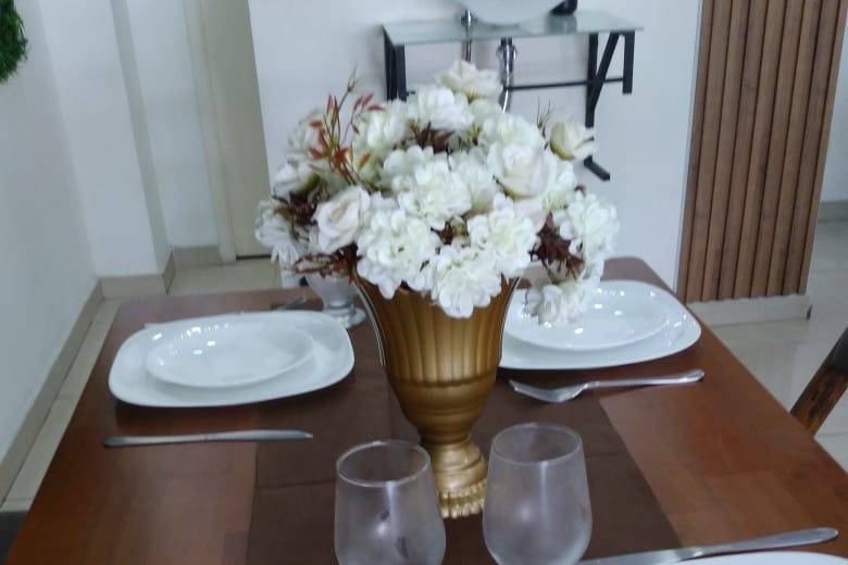 Decoração mesa a combinar