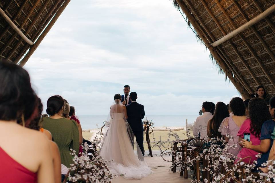 Casamento vista pro mar