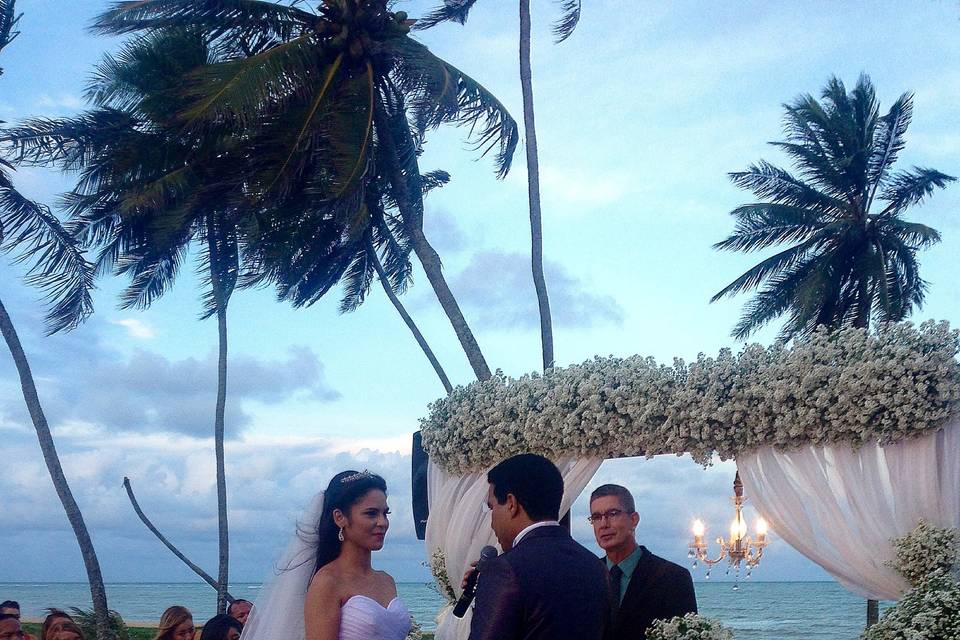 Casando na praia