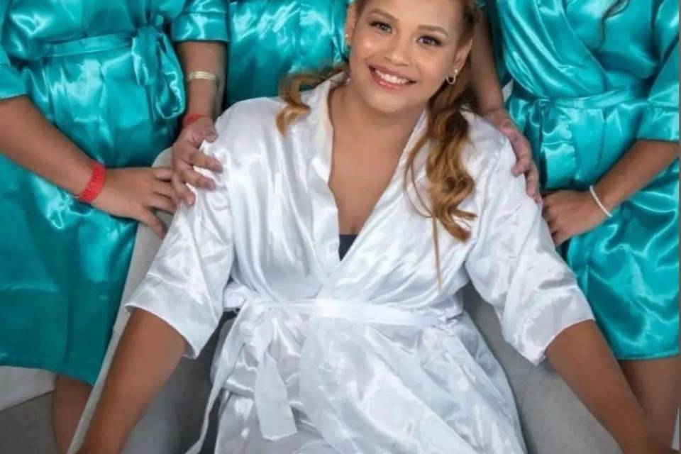 Noiva e suas madrinhas