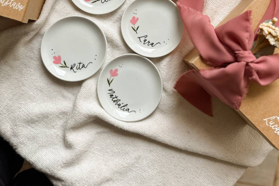 Mini pratinhos de joias