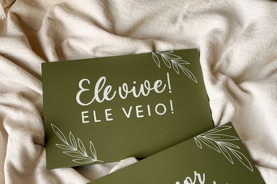 Paquinhas decorativas