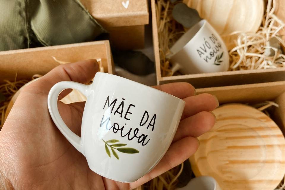Mini xícara personalizado