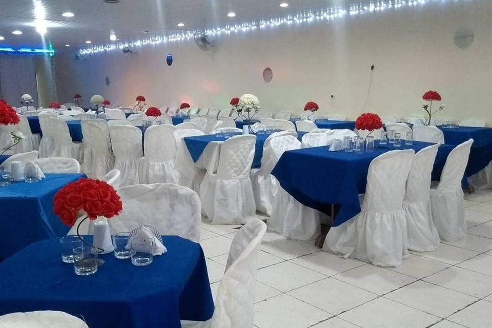 Mesas dos convidados