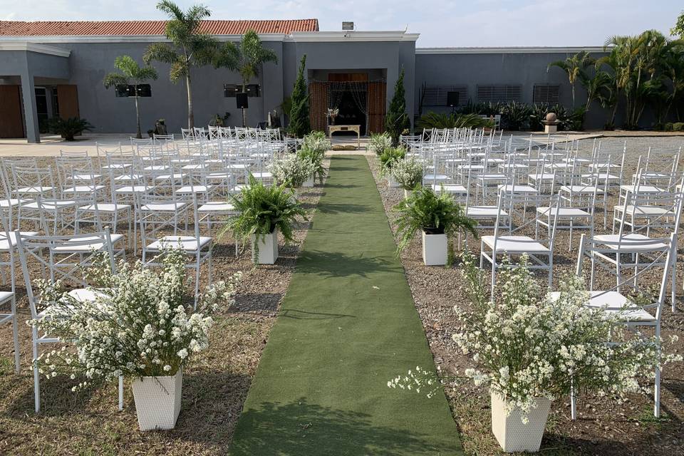 Casamento jardim entrada