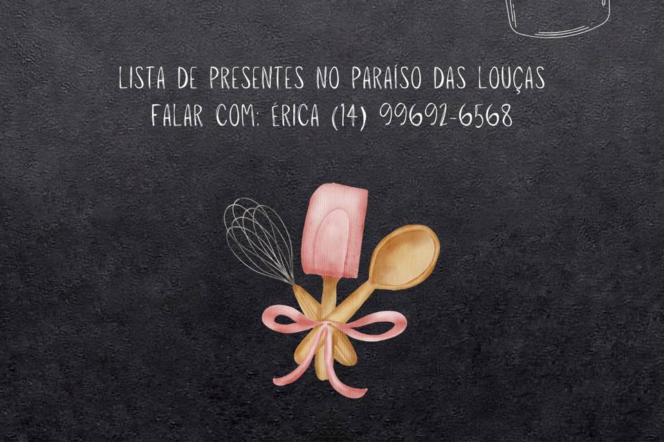 Convite chá de panela