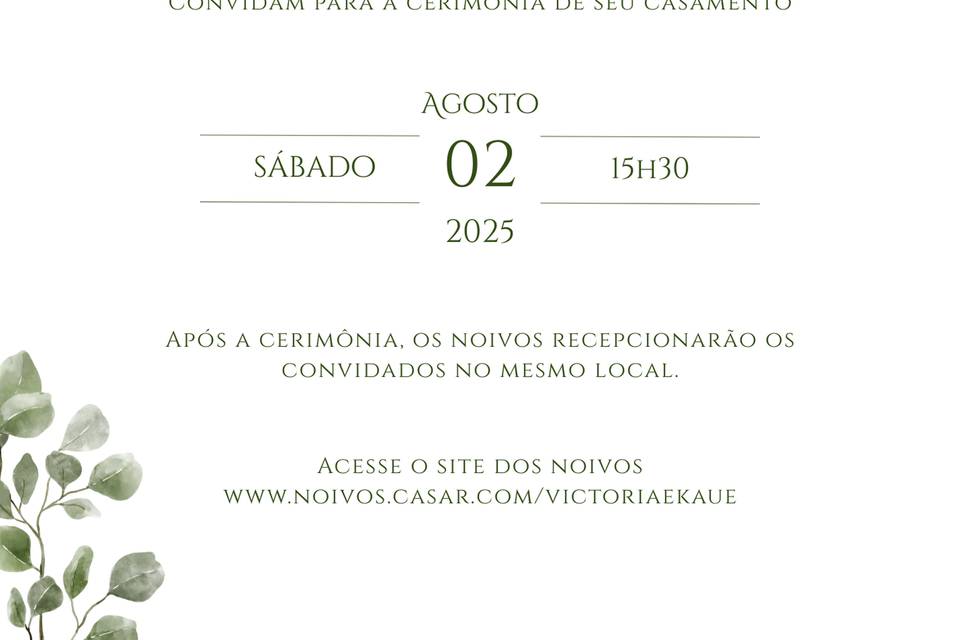 Convite tradicional