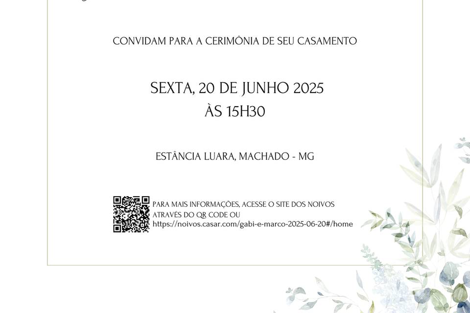 Convite tradicional