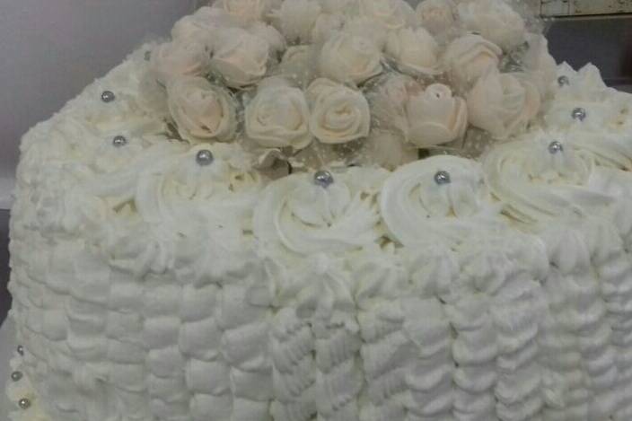 Naked cake de bem casados