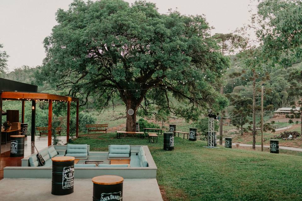 Garden decorado casamento